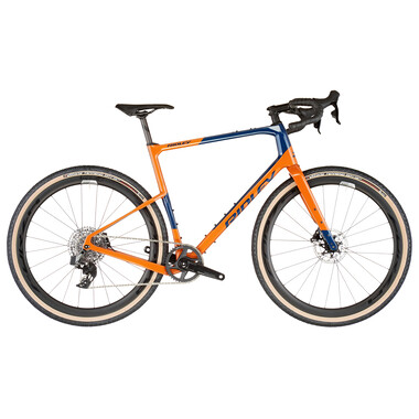 Vélo de Gravel RIDLEY KANZO ADVENTURE Sram Rival Etap AXS 42 Dents Bleu/Orange 2023 RIDLEY Probikeshop 0